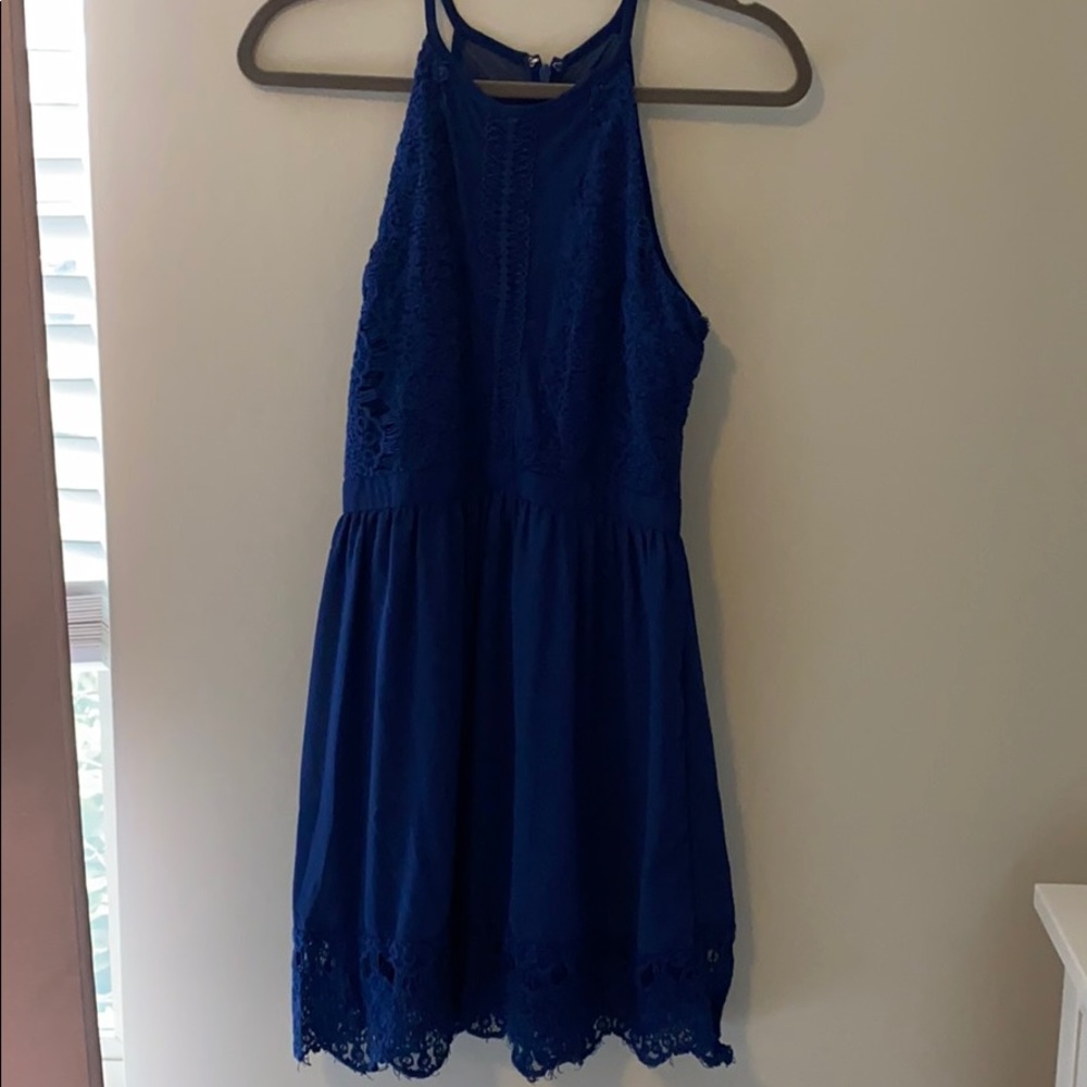 Francescas medium blue dress